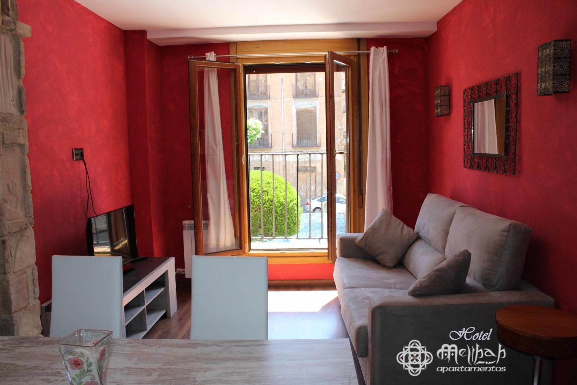 Hotel Apartamentos Melihah Daroca Rum bild